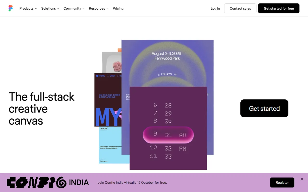 Figma website style