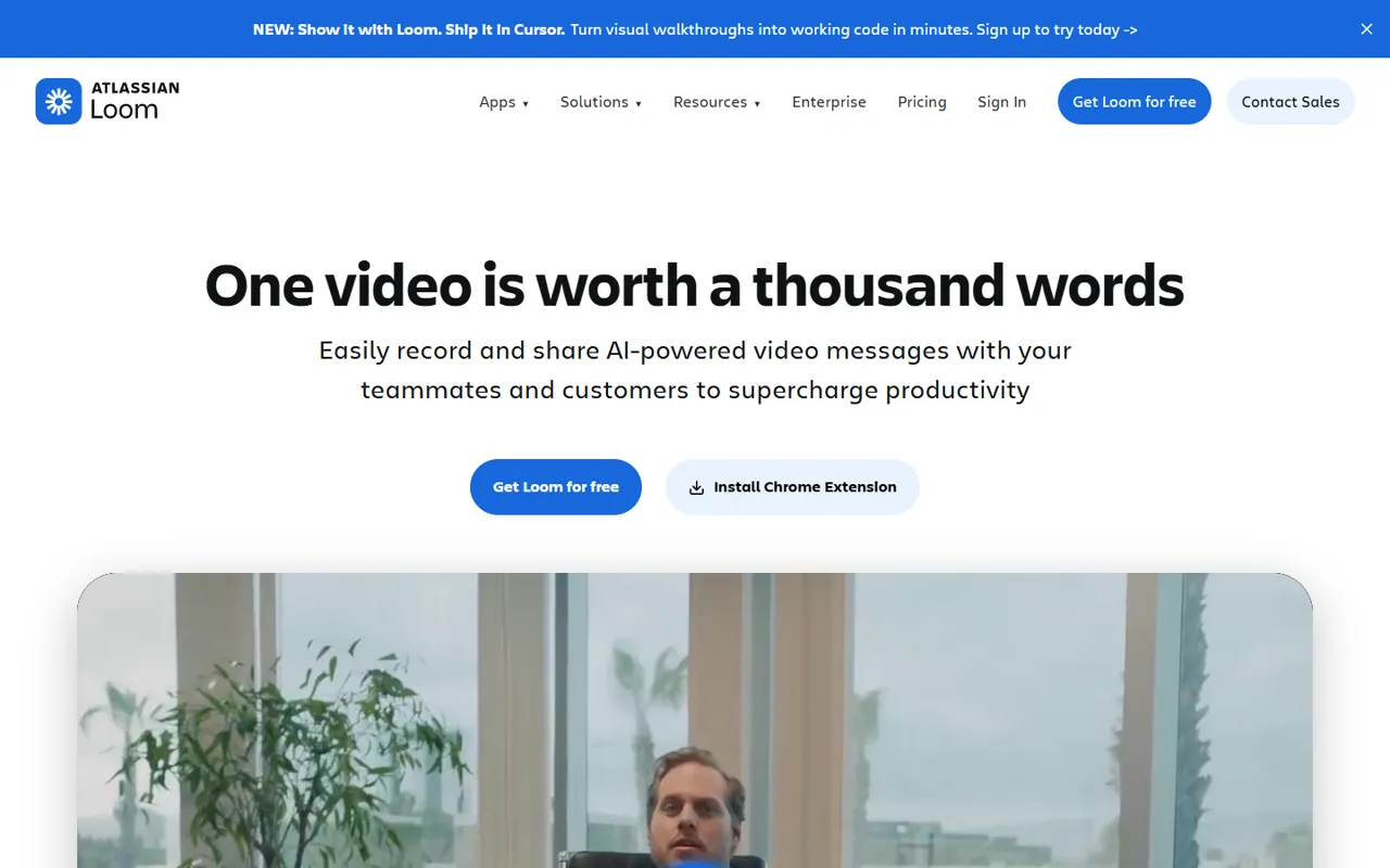 Loom website style