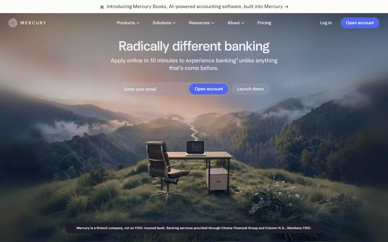 Mercury website style