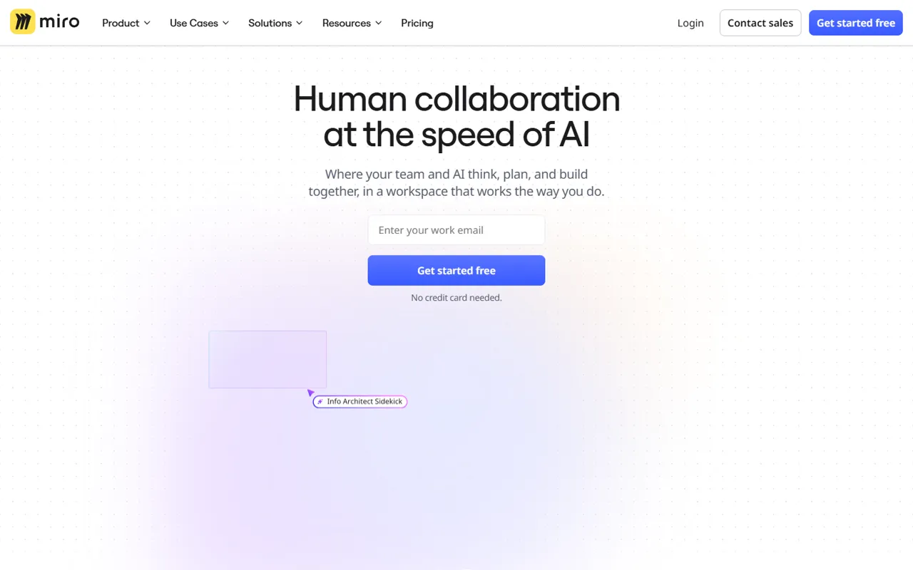 Miro website style