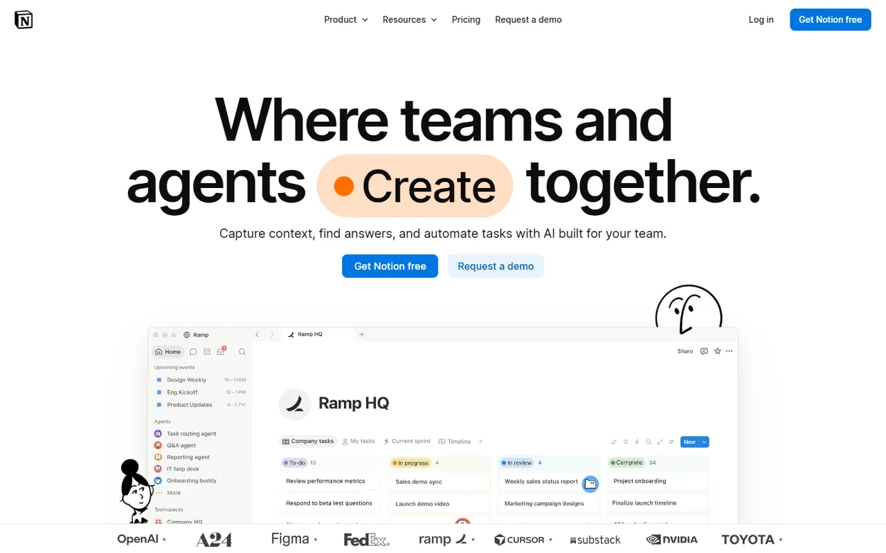 Notion website style