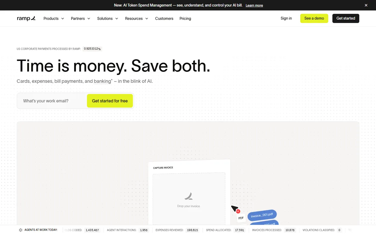 Ramp website style
