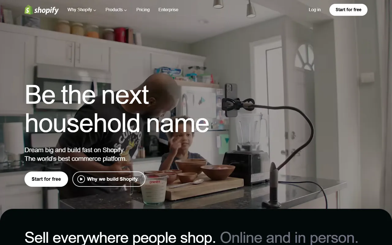 Shopify website style